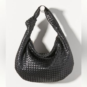 Black Melie Bianco Brigitte Large Satchel
